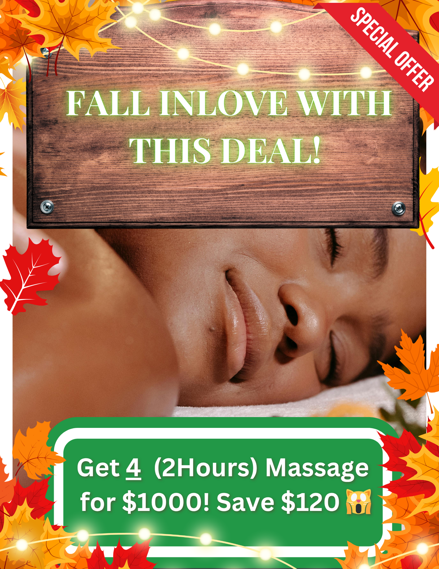 Package of 4 (2hr) Massage